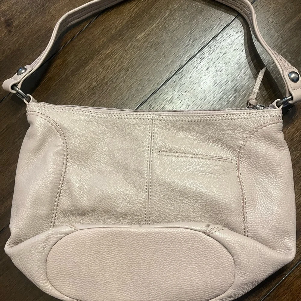 The Sak Iris Leather Hobo Bag Handbag Truffle Light Brown Tan - Picture 3 of 3